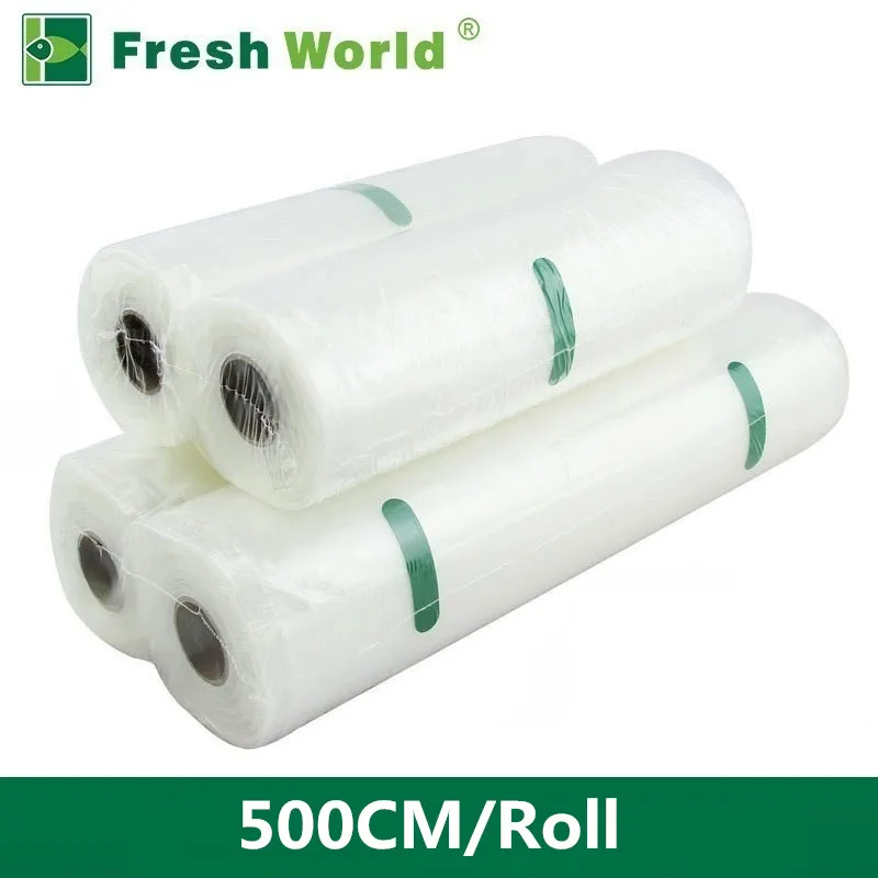 Fresh World Vacuum Bags For Food Vacuum Sealer Bags Fresh Long Keeping 12 15 20 25 28 30 35*500cm Kitchen Vacuum Packaging Rolls enlarge