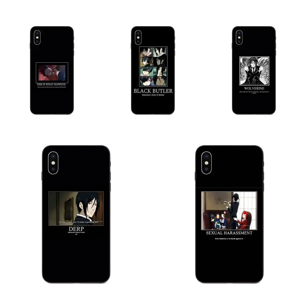 Сапоги для косплея Темный дворецкий аниме Galaxy A10S A20S A2 Core A30S A40S A50S A70S A90 5G M10 M30S M40
