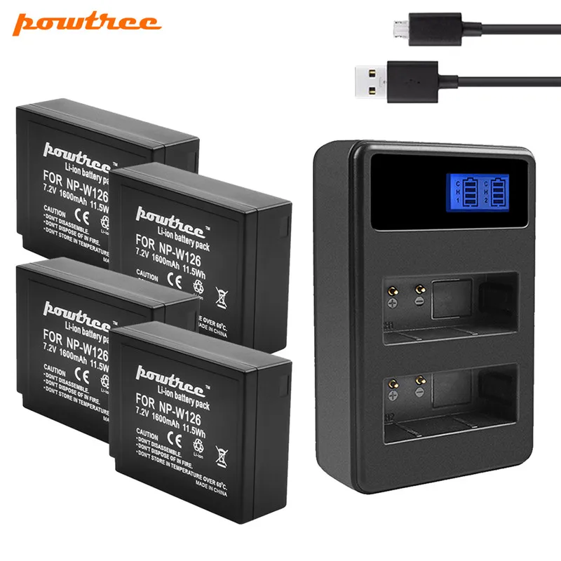 Аккумулятор для фотоаппарата Fujifilm Powtree 7 2 В + двойное зарядное устройство USB FinePix