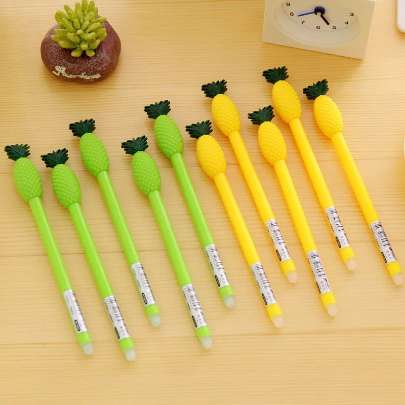 1 шт. стираемая ручка в Корейском стиле ручки для подписи Карамельный цвет ананас
