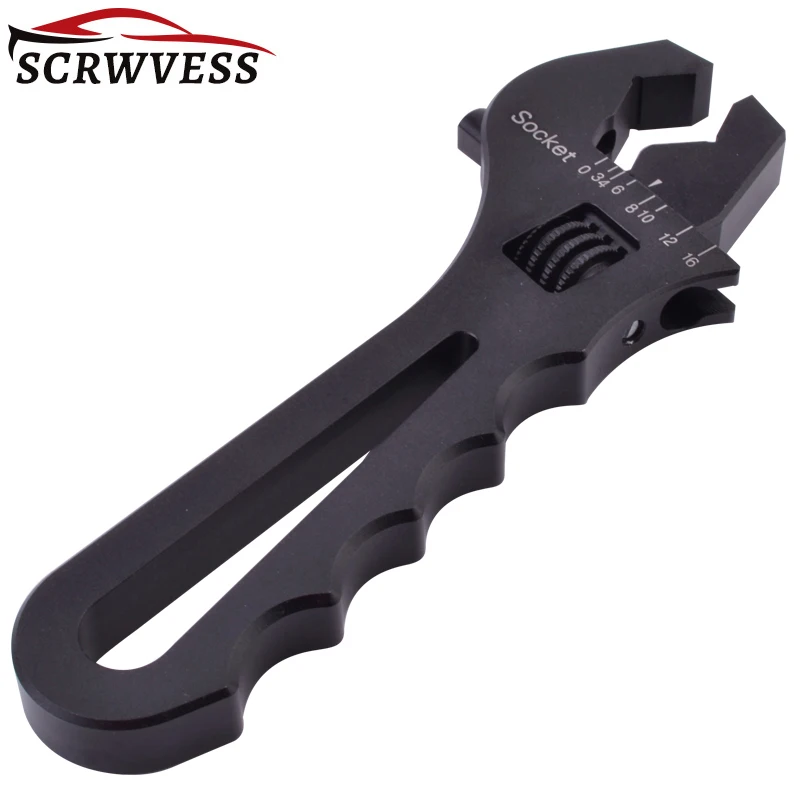 SCRWVESS-V байонет Регулируемый Алюминиевый ключ арматура инструмент гаечный AN3-AN12