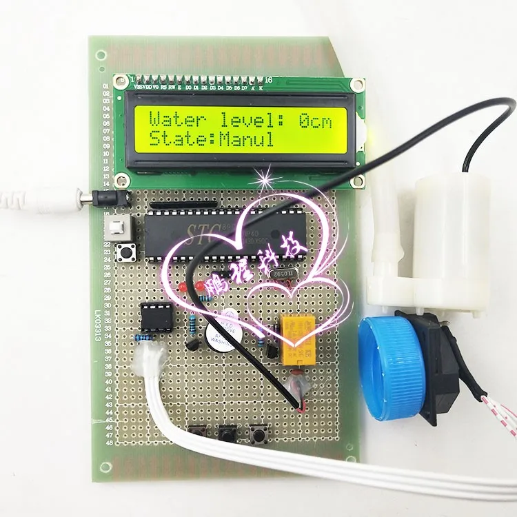

Based on 51 Single Chip Microcomputer Water Tower Water Tank Water Level Detection System Controller Electronic Design