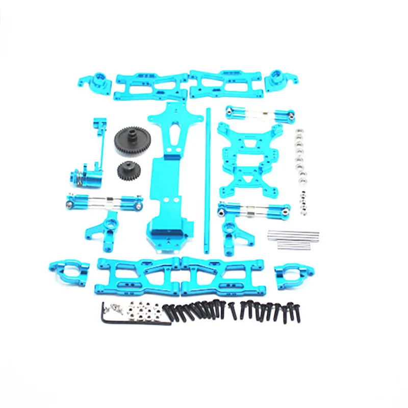 

Обновленный набор металлических деталей для Wltoys 144001 1/14 RC багги автозапчасти