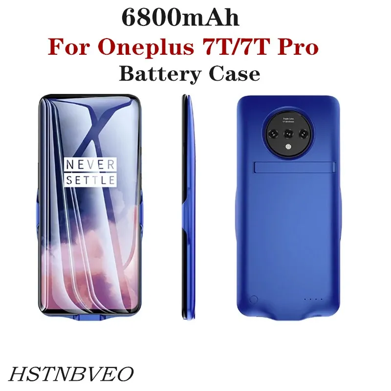 

HSTNBVEO Slim Battery Charger Case For Oneplus 7T Power Bank Backup Back Cover for OnePlus 7T Pro Back Clip Battery Phone Cases