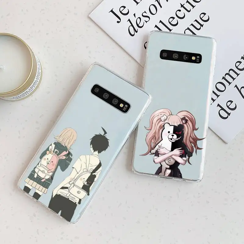 

danganronpa cartoon game anime Phone Case Transparent For Samsung Galaxy A S Note 9 10 51 50 71 70 80 20 21 30s ultra plus