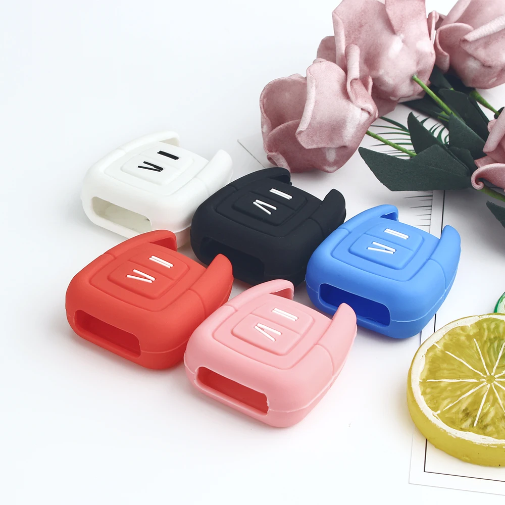

KEYYOU Silicone Car Key Cover Case For Vauxhall Opel Astra Zafira Omega Vectra H J Insignia G Mk4 B C Mokka Fob Remote Protector