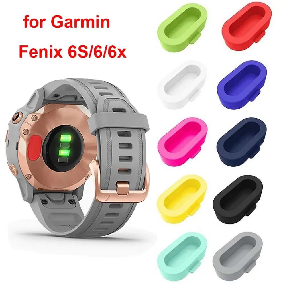 10XWatch Sensor Plug Anti-Dust Dustproof Cover Cap for Garmin Fenix 6S / 6 6x Pro Smart watch Wearable accessories Covers #910 |