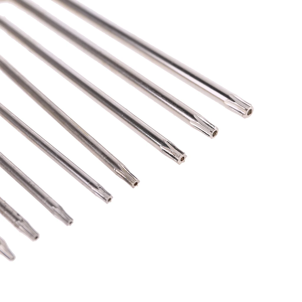 9 шт. Набор шестигранных ключей Torx l-образный инструмент для ремонта отвертка Набор инструментов полезный T6 T7 T8 T9 T10 T15 T20 T25 T27