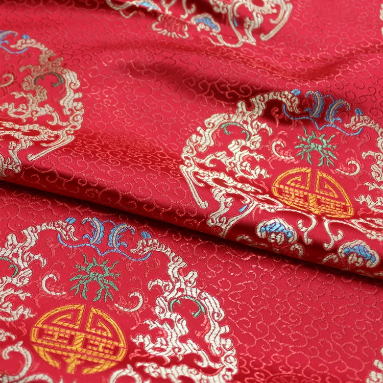Жаккардовая парча в китайском стиле династии Тан шелковая ткань для детской