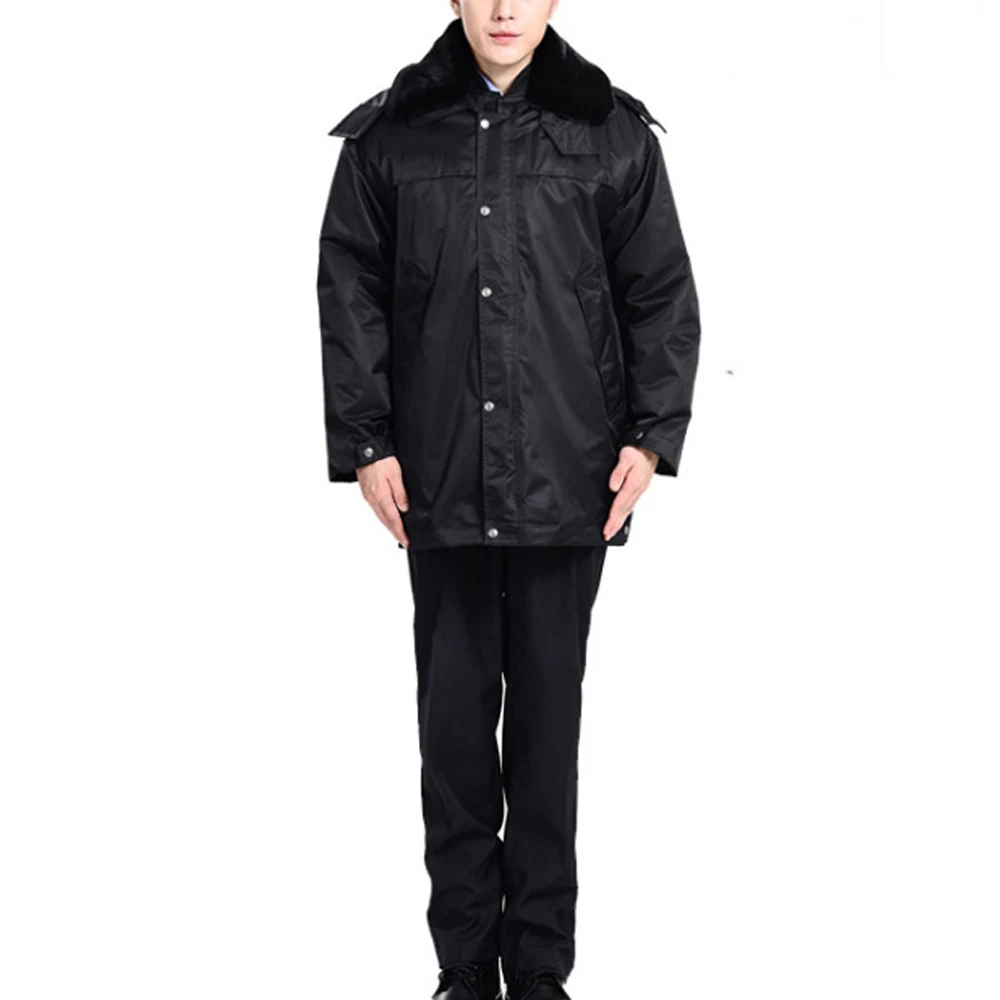 Multifunctional Jacket Labor Insurance Clothing Security Cotton Coat Men Thicken Cold Protective Winter Warm Military Coat