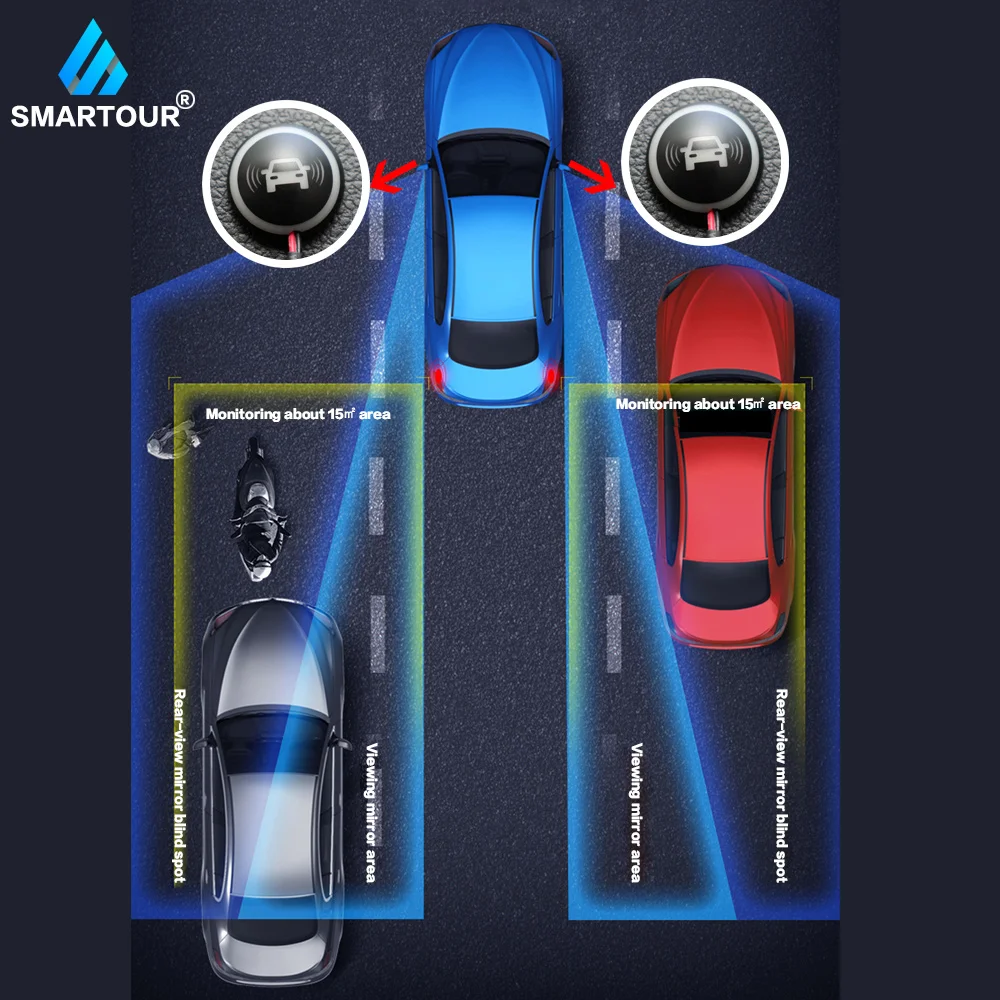$88.89 Car BSD BSM Blind Spot Radar Detection System microwave sensor change lane driving assistance Reversing radar sensor blind spot