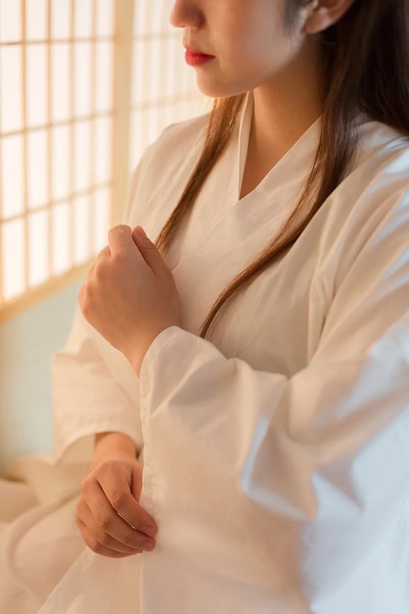 Женское японское традиционное кимоно, нижнее белье Yukata Nagajuban, хлопковое длинное белое нижнее белье Naga Juban, одежда для дома