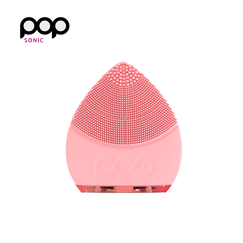 POP SONIC Electric Face Cleaning Brush Silicone Facial Clean Skin Care Oil Control Blackhead Remover Beauty Massager NEW | Красота и
