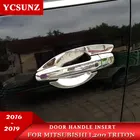 2016-2019 для Mitsubishi L200 Triton аксессуары хромированные дверные ручки вставки чаши для Mitsubishi L200 Triton Car 2020 2021