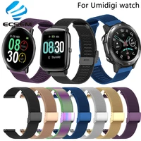 wrist strap for umidigi uwatch3uwatch 3s watch accessories metal band loop for ufiturunuwatch wristband quick fit replacement