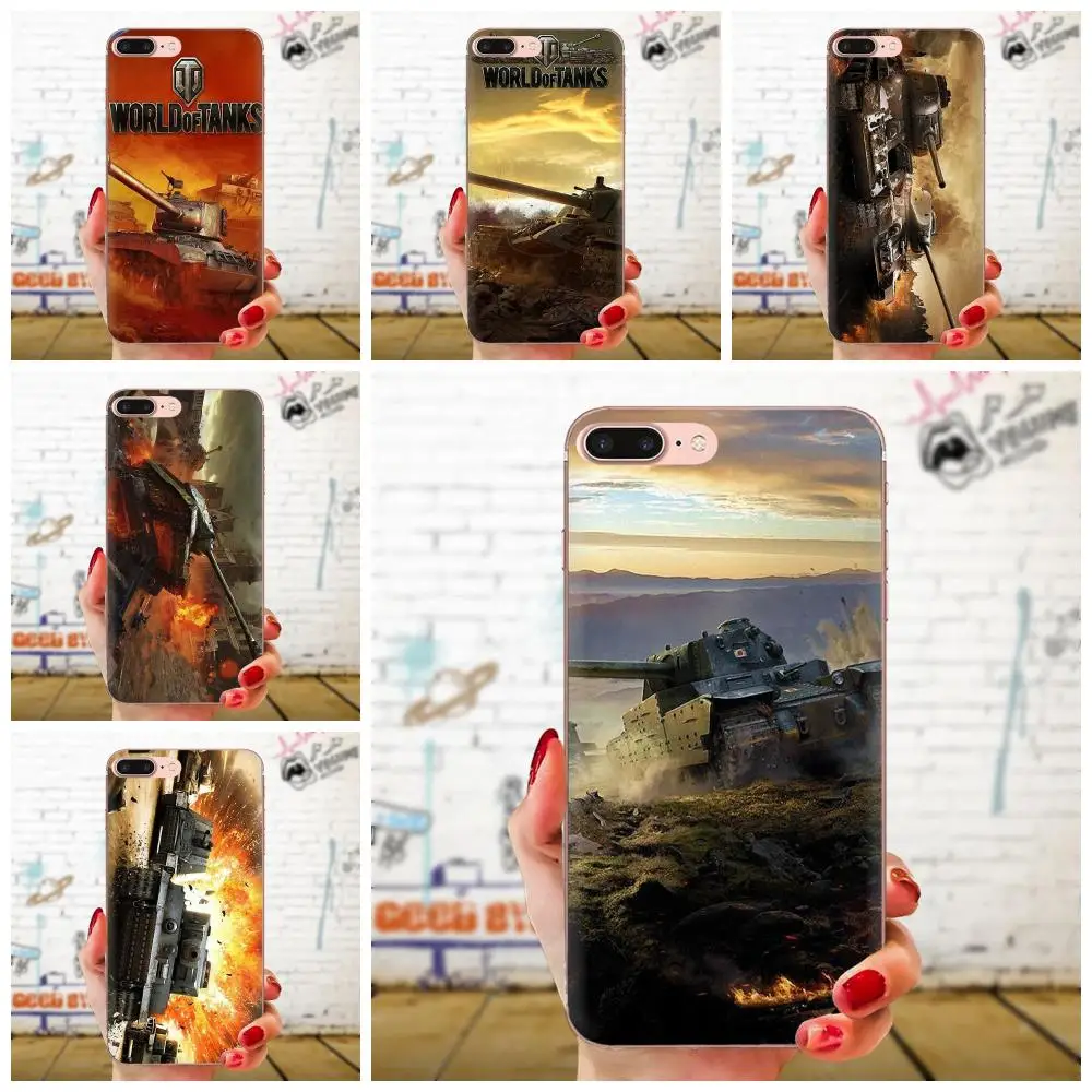 Чехлы из ТПУ для Xiaomi Redmi Mi 4 7A 9T K20 CC9 CC9e Note 7 9 Y3 SE Pro Prime Go Play World Of Tanks|Чехлы-накладки| |