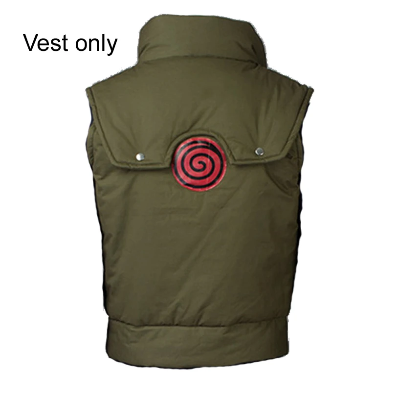 Хэллоуин удзумаки Хатаке Какаси жилет для косплея взрослых детей армейское