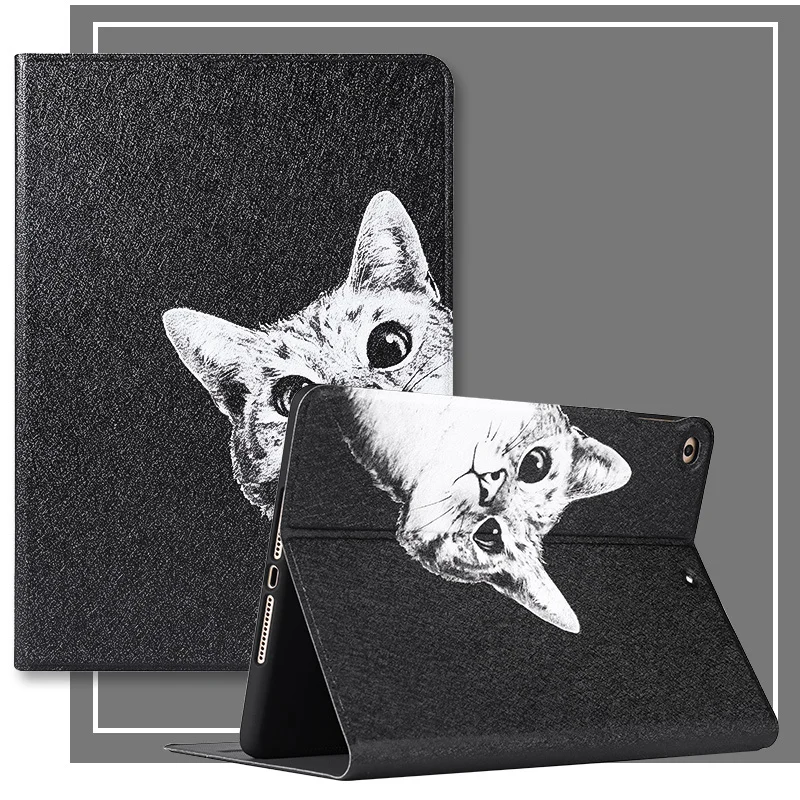 Чехол для iPad/чехол iPad с милым рисунком кошки новый безопасный ударопрочный