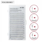 Ресницы NAGARAKU 3D-6D, 12 линий, русский объем, мягкие и натуральные пучки ресниц