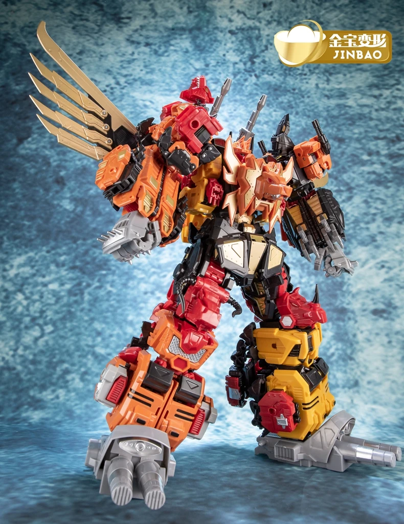 JinBao трансформация G1 MMC Predaking Feral Rex Predacons 6 в 1 улучшенная версия фигурка робота
