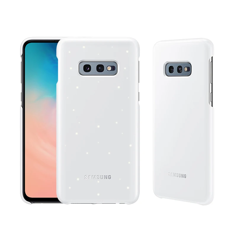 Samsung светодиодный Обложка для samsung Galaxy S10 S10Plus S10E S10 X S10E SM-G9700 SM-G9730 G9750 эмоциональные светодиодный световой эффект