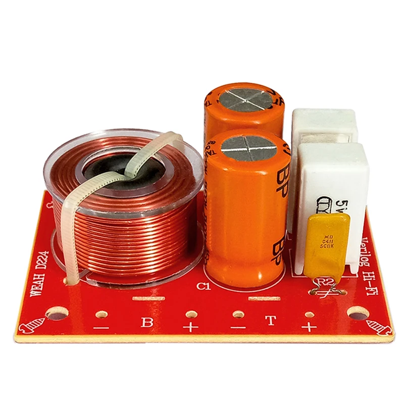 80 Вт 2 Way Hi Fi аудио Динамик частоты динамик с делителем кроссовер фильтры 71*51