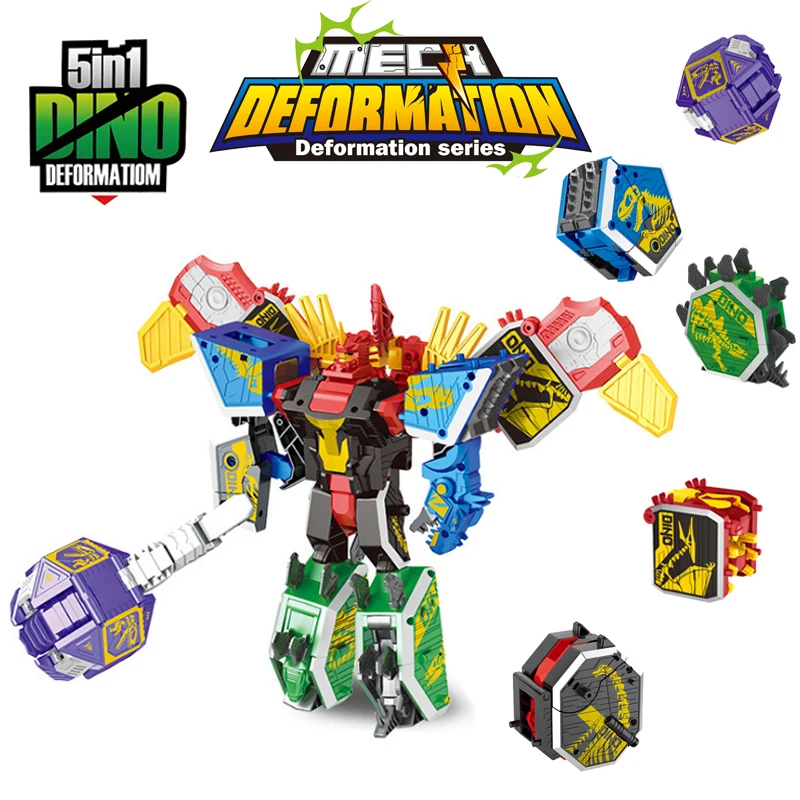 Деформационная игрушка DIY строительный блок детская сборка динозавр набор