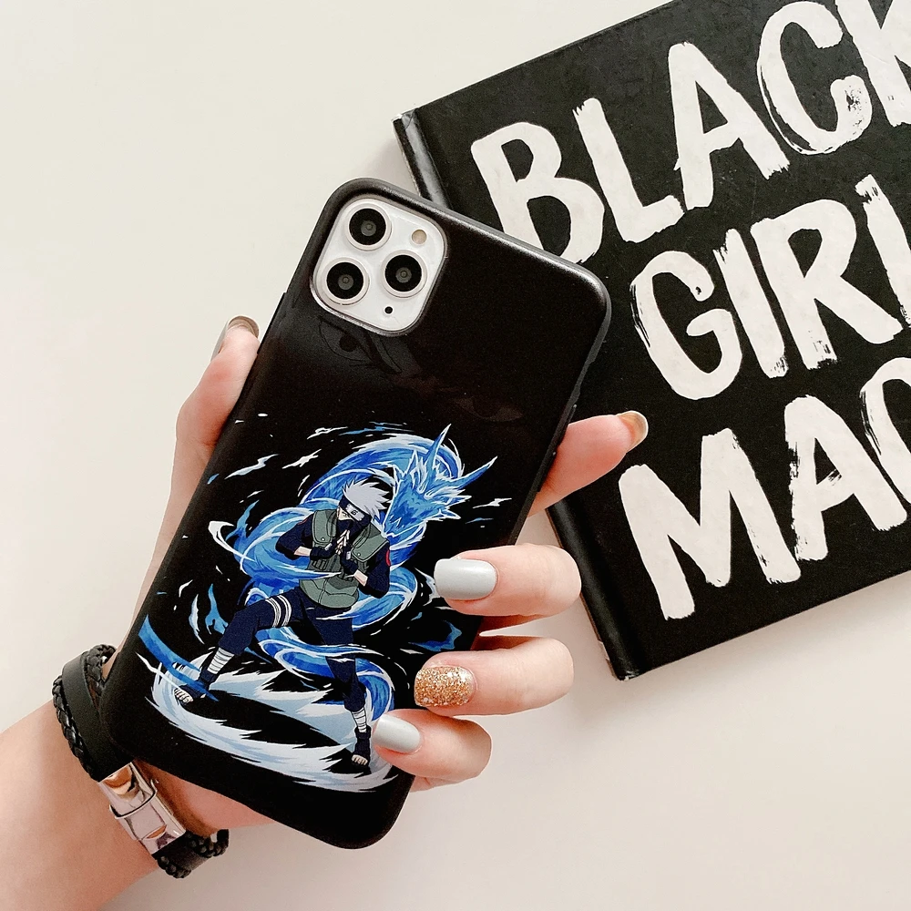 Модный рельефный Чехол аниме Наруто для iPhone 7 8 X XR XS Max 11 Pro Plus 6 6s мягкий чехол из ТПУ