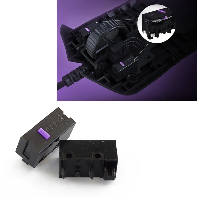 Микропереключатель для мыши razer Viper Basilisk Deathadder AXFY 2 шт. | Компьютеры и офис