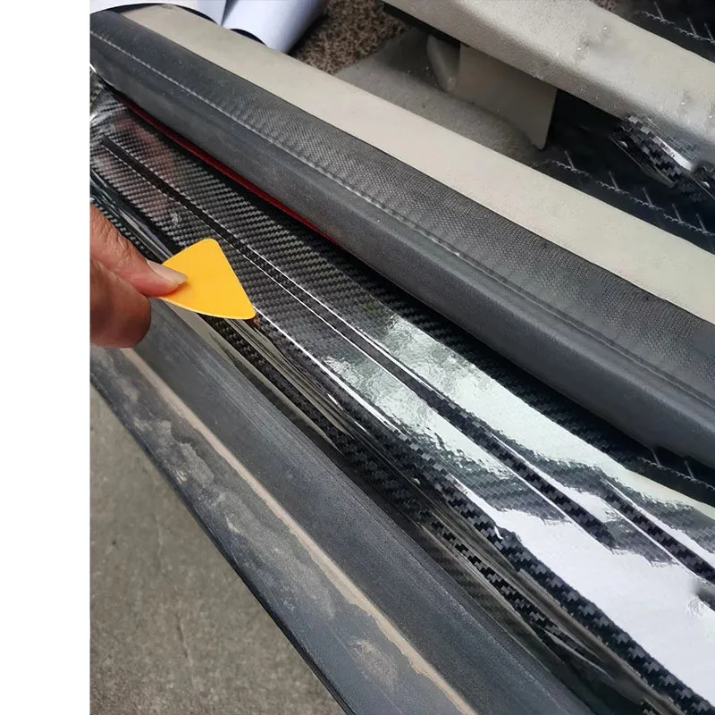 Автомобильная наклейка 3 м из углеродного волокна водонепроницаемая защитная