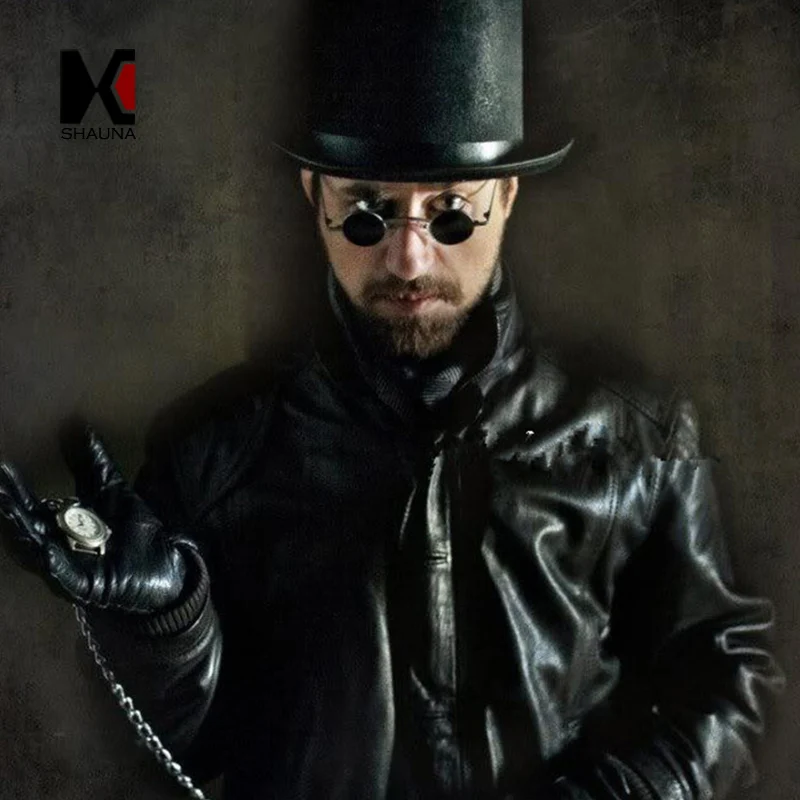 Женские ретро очки SHAUNA маленькие круглые в стиле панк рок с широким мостом