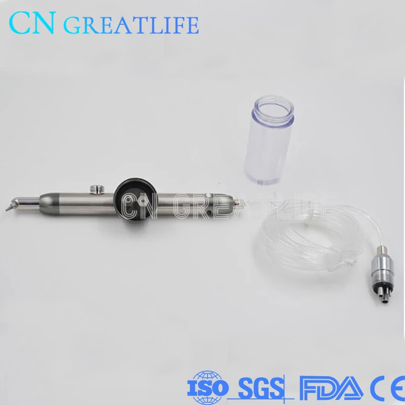 Dental Lab Microetcher Sandblaster Sander Sandblasting Gun Machine Alumina Compressor Kit Brush Air Polisher 4hole