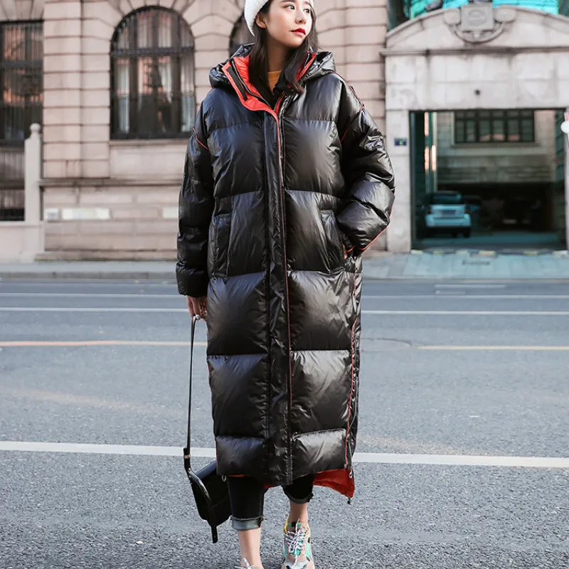 2019 яркая хлопковая парка для женщин размера плюс свободная зимняя куртка