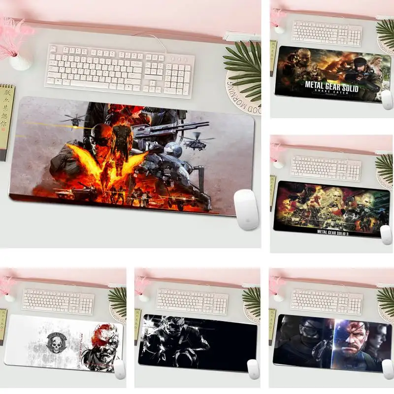 

Metal Gear Solid game Laptop Gaming Mice Mousepad Gaming Mousepad XL Large Gamer Keyboard PC Desk Mat Computer Tablet Mouse Pad