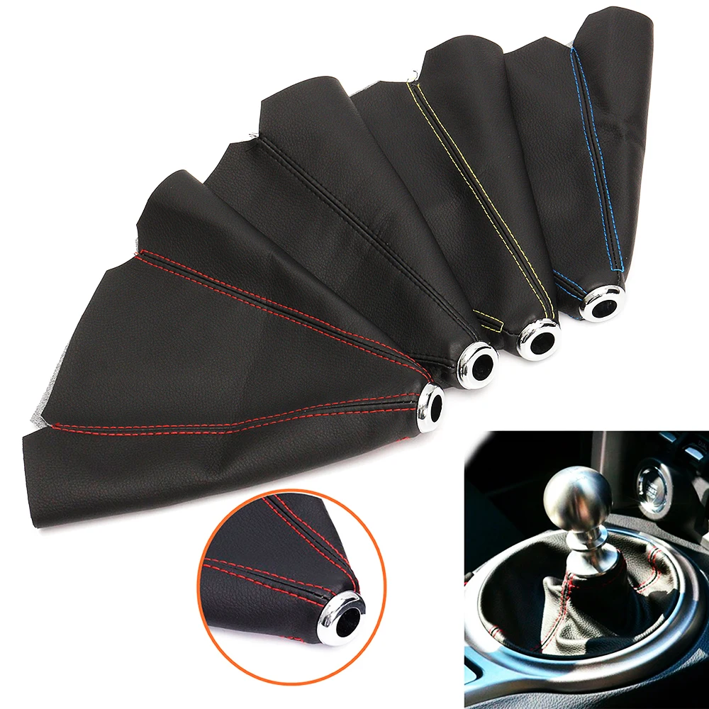 1 шт. Универсальный автомобильный чехол на рычаг КПП из искусственной кожи
