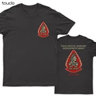 Двухсторонняя Мужская футболка NSWDG Seal Special Forces Red Team The Tribe Military Sniper, S-3XL