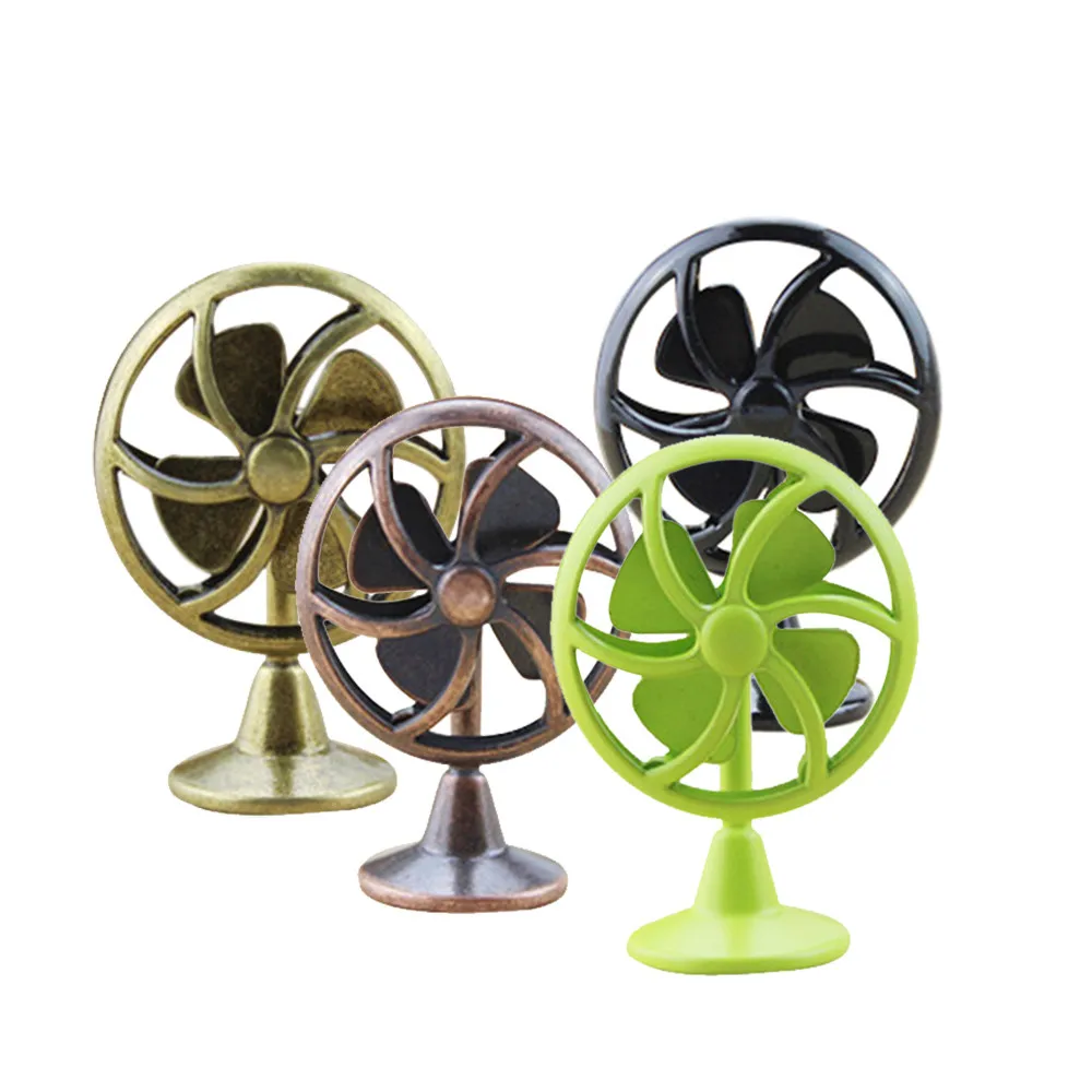 HIINST игрушки для детей миниатюрный кукольный мини веер модель дома металлический