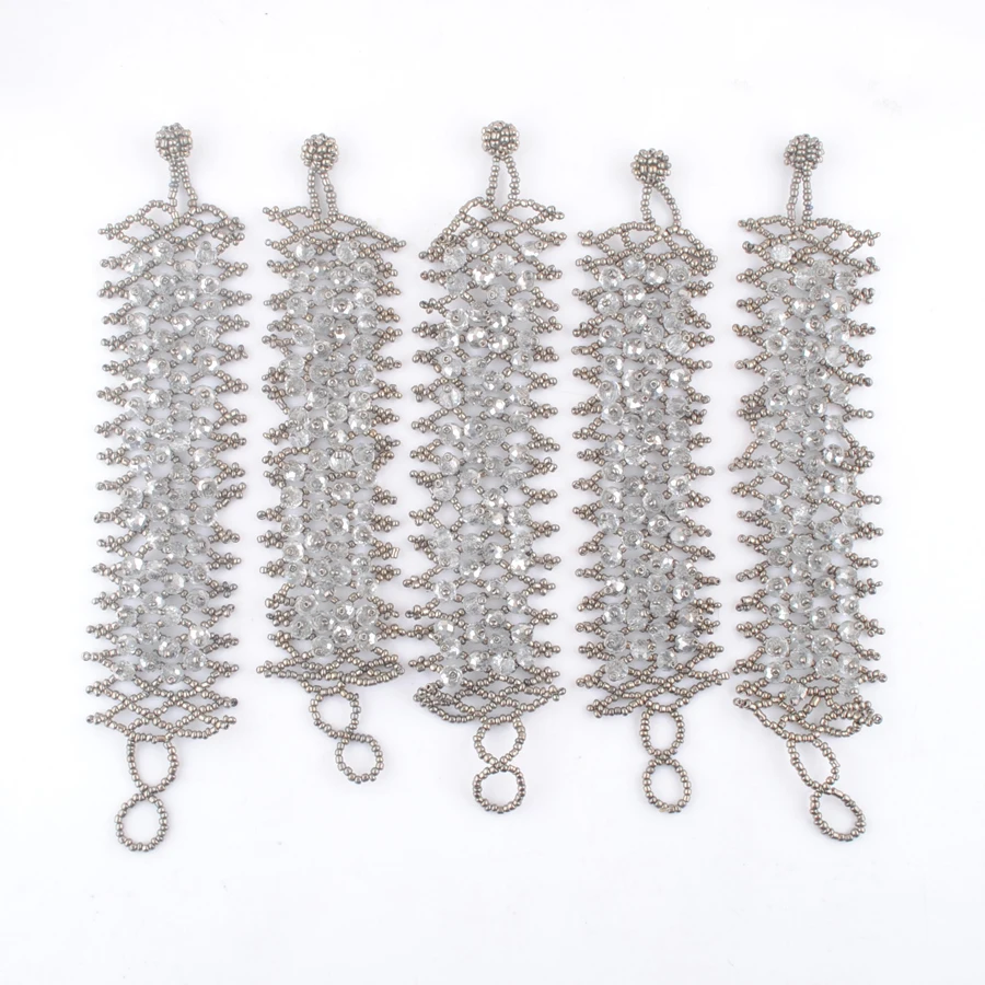 

5 шт., регулируемые браслеты TK3005 с кристаллами