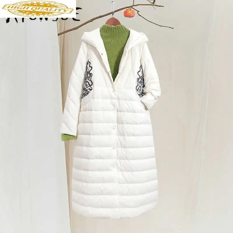 Куртка на утином пуху женская одежда 2019 зимнее пальто для женщин в Корейском