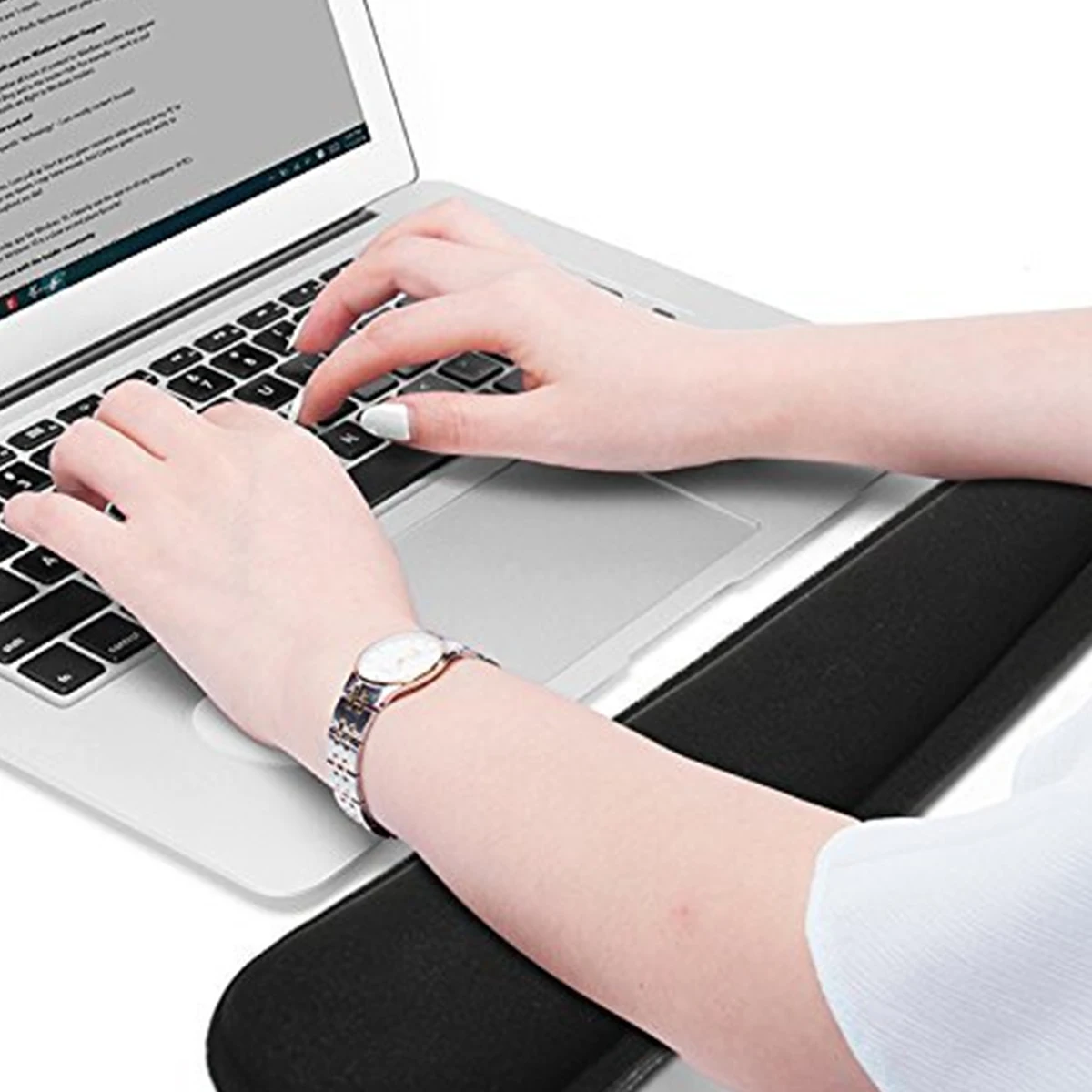 

2pcs/set Memory Foam Wrist Rest Pad Set Nonslip Mouse Wrist Support/ Keyboard Wrist rest for Office Computer