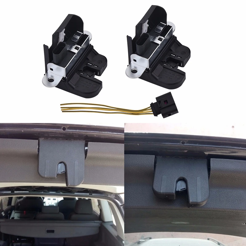 Блокировка крышки багажника 1T0827505H 6RD827505 5ND827505 замка для Volkswagen VW Golf Gti Passat Polo Tiguan
