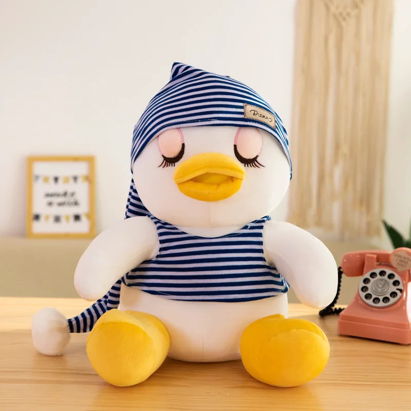 3 цвета уродливая утка в шапке плюшевая игрушка мультяшная Милая Утка Мягкая