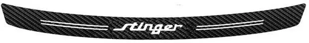 Защитная Наклейка на задний бампер из углеродного волокна для kia rio x-line sportage R Stinger Venga ceed - Название цвета: 90cm stinger