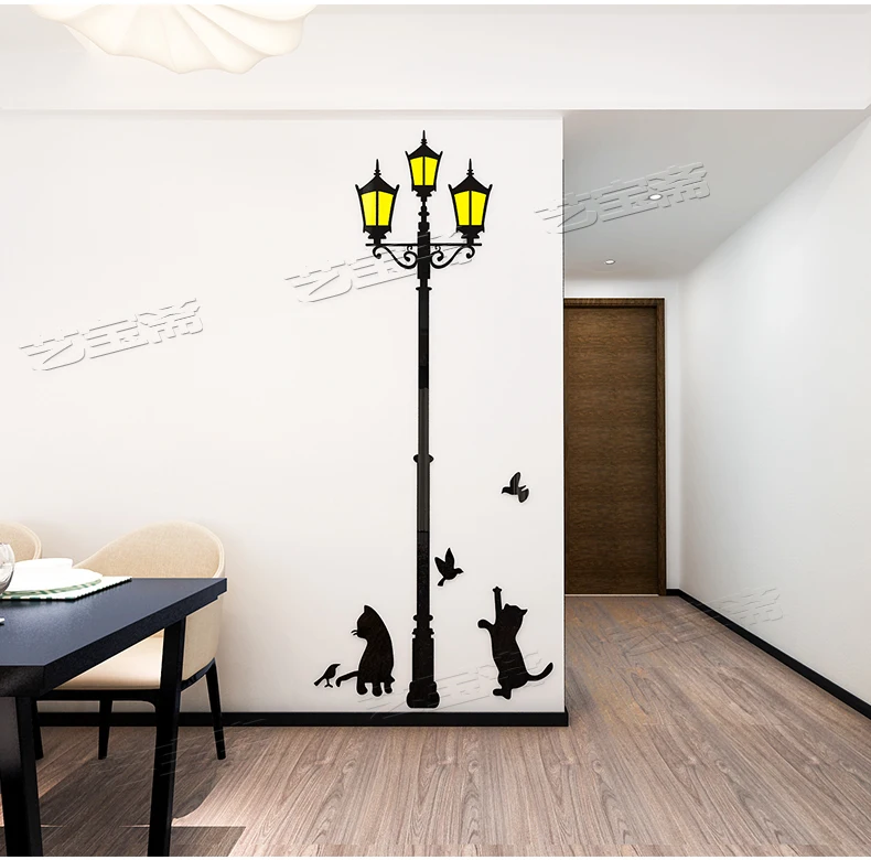 

Nordic Art Luxury Wall Stickers Home Decor Living Room Minimalist Wall Stickers Bedroom Decorations Pegatinas Room Decor BC50QT