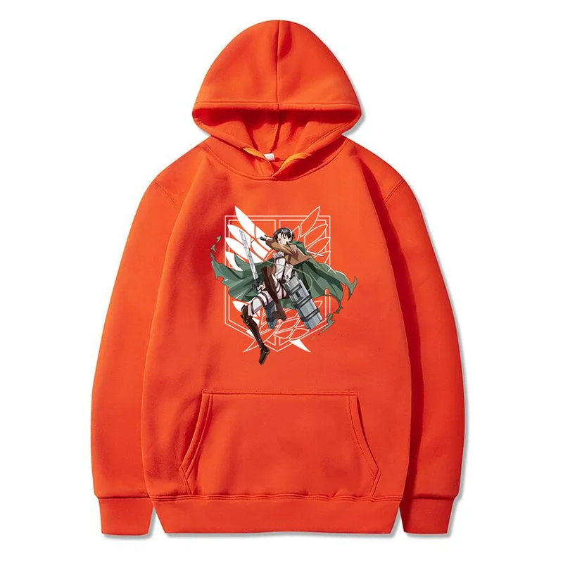 

2021 Anime Hoodie Attack on Titan Hoodied Long Sleeve Streetwear Harajuku Sweatshirt Men/Women Unisex Sport Hoody Tops
