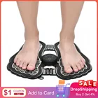 Электрический EMS Массажный коврик для ступней массажной продукции Складной Массажный коврик для стоп ног мышечный Стимулятор боли в спине, средство для ухода за полостью