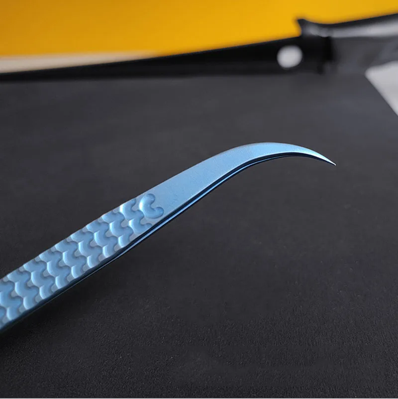 

Amaoe Blue Stainless Steel Lengthen Hardened Ultra Fine Tip Tweezer For Mobile Phone Motherboard High Precision Repair Tools