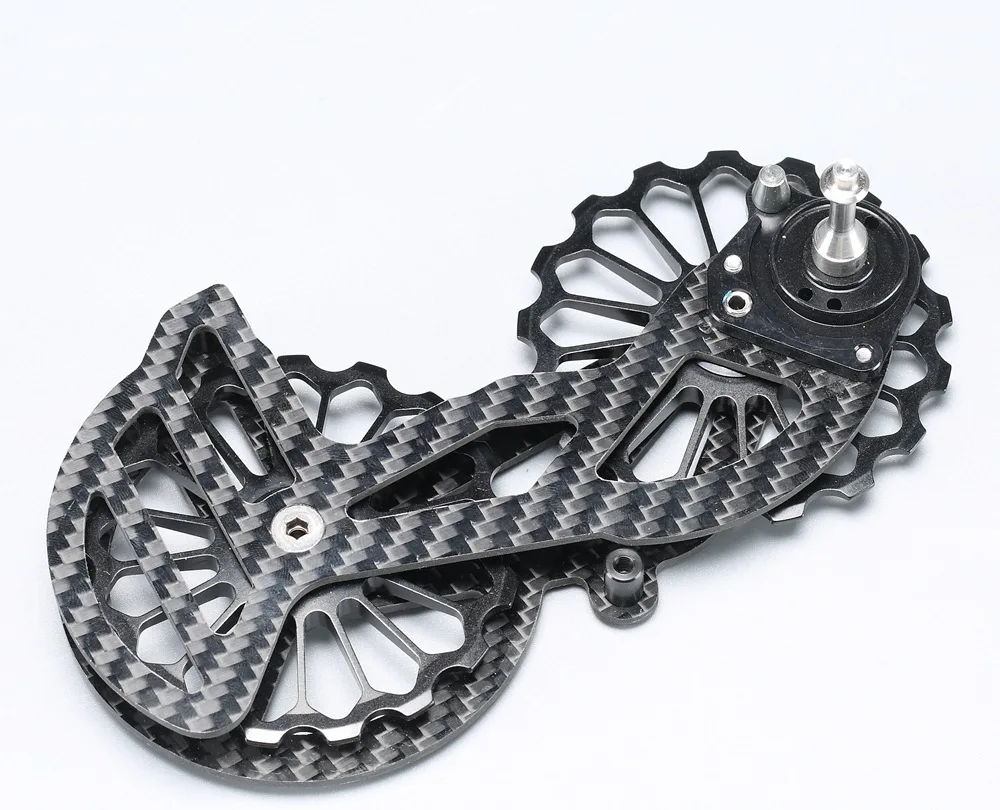 17T углеродное волокно велосипедный шкив керамический подшипник комплект шкивов