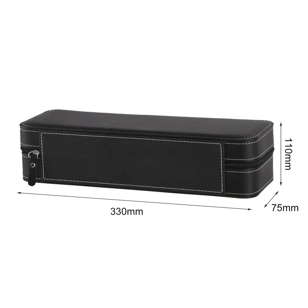 

2/6/10/12 Girds Leather/Carbon Fiber Watch Box Jewelry Storage Box Organizer for Earrings Rings Bracelet Display Holder Case