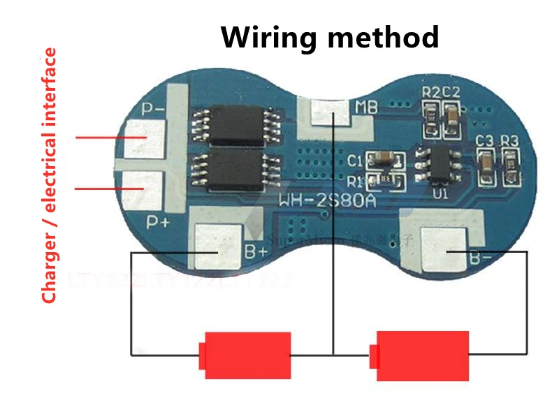 Зарядное устройство для литий ионного аккумулятора 2 S 18650 защитная плата 7 4 В